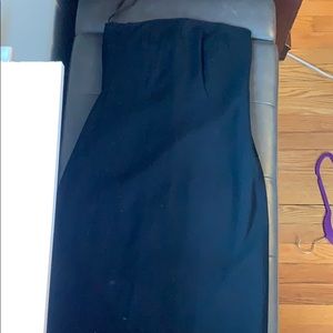 Strapless Banana Republic Black Dress-6